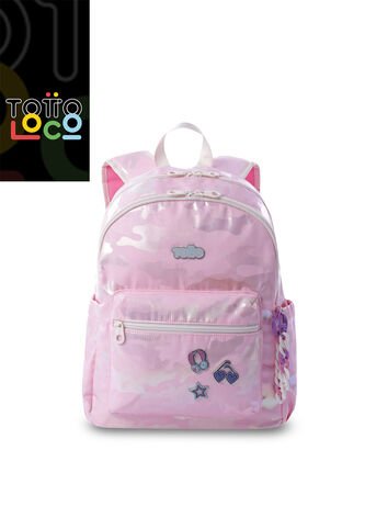 Morral Para Niña Majestic Mediano Color Rosado Totto
