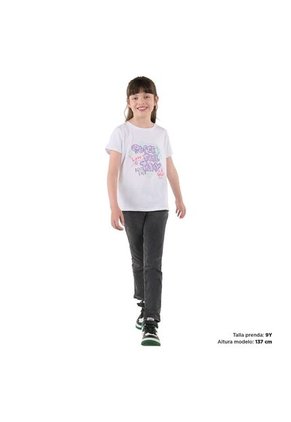 Camiseta Para Niña Salak 1 Blanca