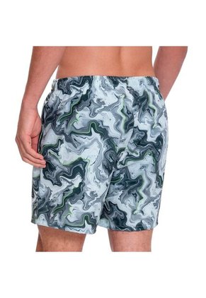 Pantaloneta Estampada Para Hombre Lown Verde