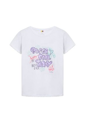 Camiseta Para Niña Salak 1 Blanca