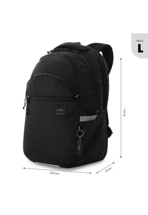 Morral Universitario Porta PC 15.4" Indo Negro Unisex