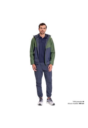 Chaqueta Impermeable Para Hombre Seal Azul