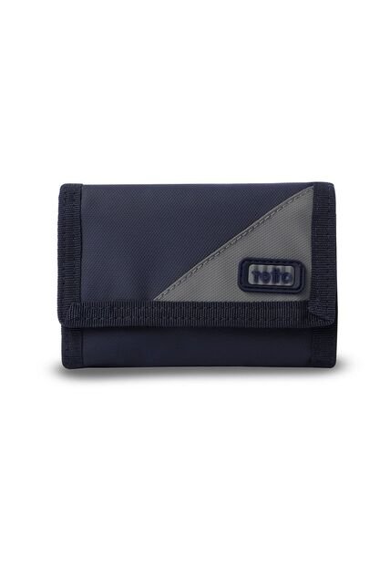 Billetera Hombre Contrast Pequeña Con RFID Blocker Azul