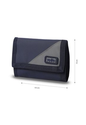 Billetera Hombre Contrast Pequeña Con RFID Blocker Azul