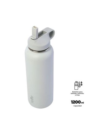 Botilito Metálico Slatt 1.2 Litros Gris