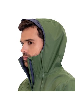 Chaqueta Impermeable Para Hombre Seal Azul