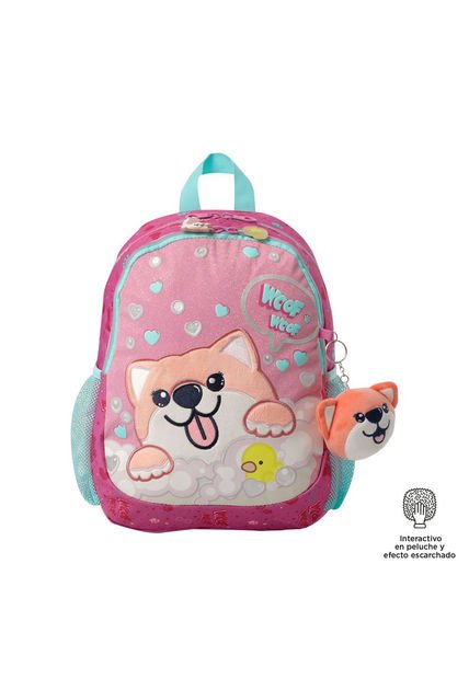 Morral Para Niña Doggy Love Pequeño Rosado