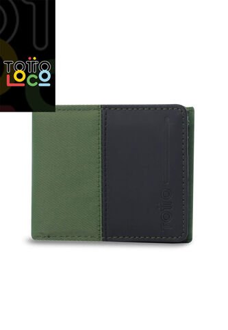 Billetera Para Hombre Ermac 3.0 Con RFID Blocker Verde Totto