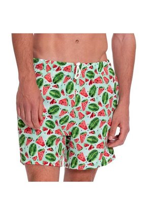 Pantaloneta Estampada Para Hombre Lown Verde