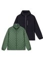 Chaqueta Acolchada Para Hombre Lautaro 3 En 1 Negra de Totto