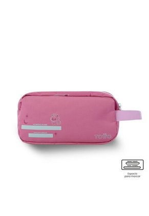 Cartuchera Escolar Grande Para Niña 2 Cuerpos Magic Spark Rosada