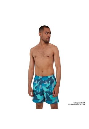 Pantaloneta Estampada Para Hombre Abriko