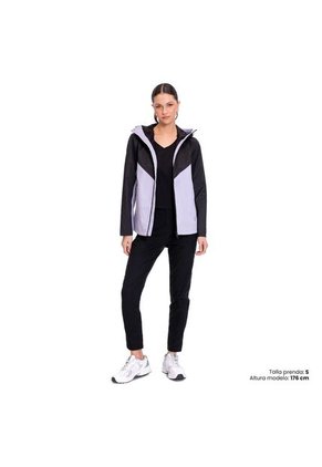 Chaqueta Impermeable Para Mujer Sally Negra