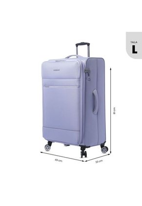 Maleta De Viaje 23 Kg 360 Liviana Bodega Morada