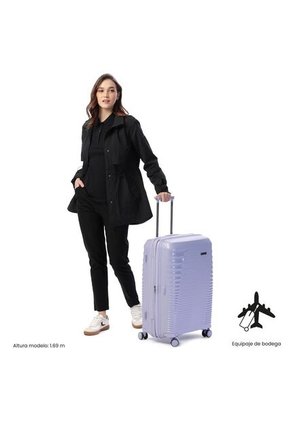 Maleta De Viaje Mediana 360 Traveler Morada