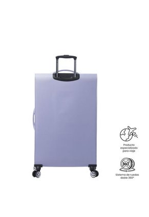 Maleta De Viaje 23 Kg 360 Liviana Bodega Morada