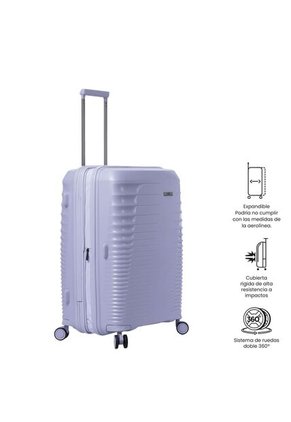 Maleta De Viaje Mediana 360 Traveler Morada