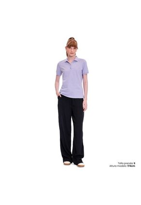 Camisa Polo Para Mujer Chechi Morada