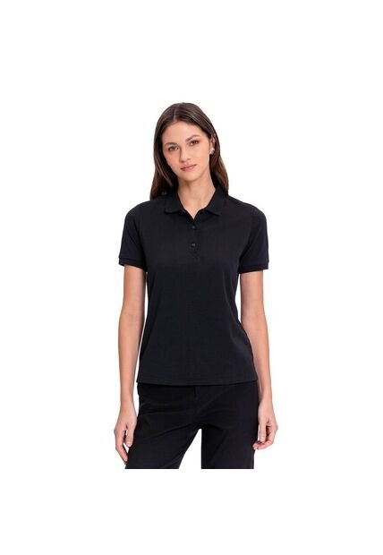 Camisa Polo Para Mujer Chechi Negra