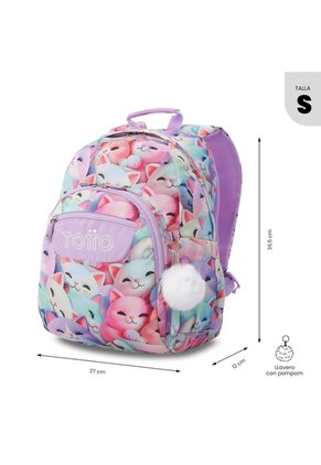 Morral Juvenil Porta PC 13" Gommas De Gatos