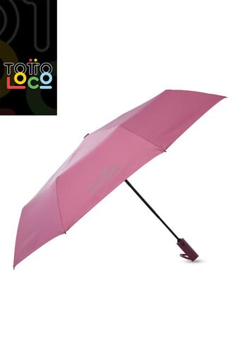 Sombrilla Mediana Solea Con Filtro UV Rosada Rose Totto