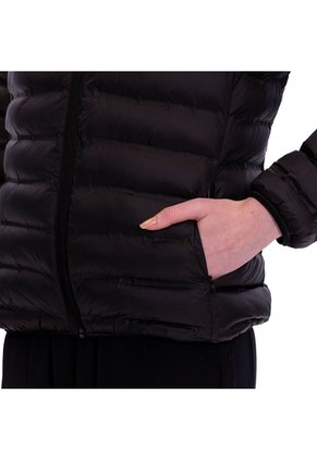 Chaqueta Acolchada Para Mujer Colorfull Pro Negra