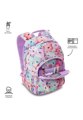 Morral Juvenil Porta PC 13" Gommas De Gatos