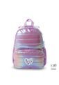 Morral Para Niña Glowy Mediano Morado Con Corazones de Totto