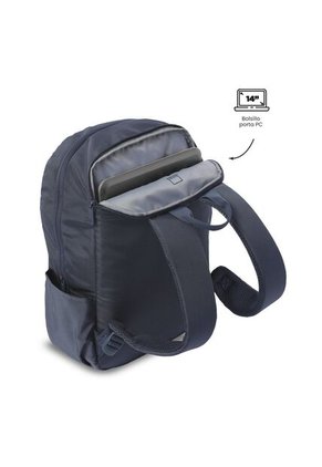 Morral Universitario Trak Porta PC 14" Azul Hombre