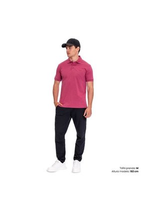 Camiseta Tipo Polo En Jersey Para Hombre Totto Rosada Mkp