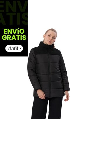 Chaqueta Acolchada Para Mujer Black Negra Totto