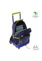 Maleta Para Niño Con Ruedas Dino Rock Mediano Azul de Totto
