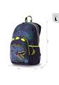 Morral Para Niño Dino Rock Grande Azula de Totto