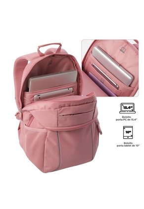 Morral Universitario Porta PC 15.4" Cambri 2.0 Rosado Mujer