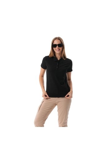 Camisa Polo Para Mujer Masara Negra Totto