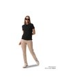 Camisa Polo Para Mujer Masara Negra de Totto