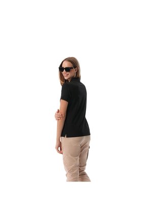 Camisa Polo Para Mujer Masara Negra