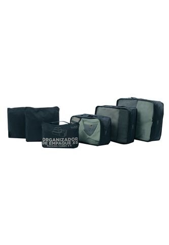 Organizador De Viaje Packing Cube X 6 Azul Totto
