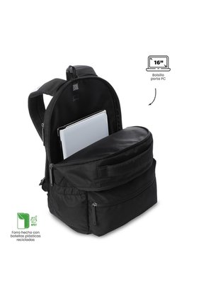 Morral Antimpacto Comfort 2.0 Porta PC 16" Negro Mujer