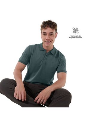 Camisa Polo Youngpolo Para Hombre Verde