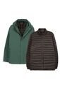 Chaqueta Acolchada Para Hombre Maubois 3 En 1 Verde de Totto