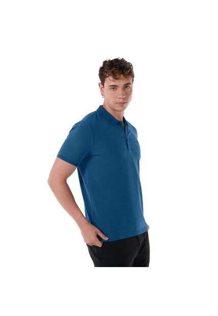 Camisa Polo Youngpolo Para Hombre Azul