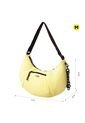 Bolso Banana Bag Para Mujer Escandinavia Mediano Amarillo de Totto