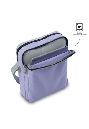 Bolso Cruzado Urbana Retro Morado Totto