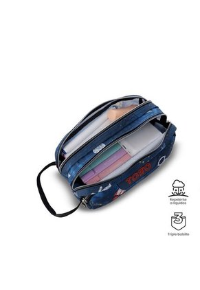 Cartuchera Multiuso Agapec Grande Azul Hombre