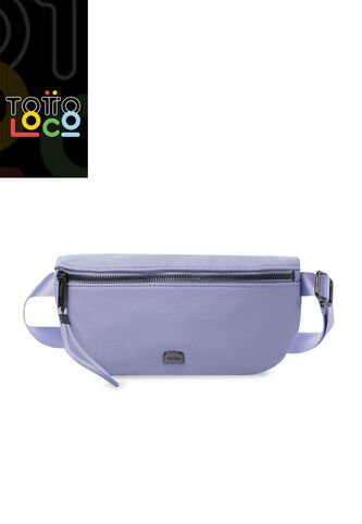 Riñonera Para Mujer Smooth Color Morada Totto