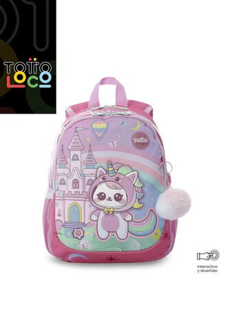 Morral Para Niña Magic Spark Pequeño Rosado Totto