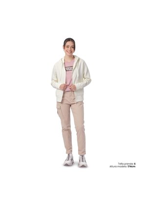 Buzo Deportivo Para Mujer Haily 2.0 Blanco