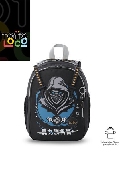 Morral Para Niño Hanzo Pequeño Negro