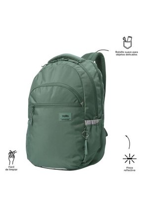 Morral Universitario Porta PC 15.4" Indo Verde Hombre